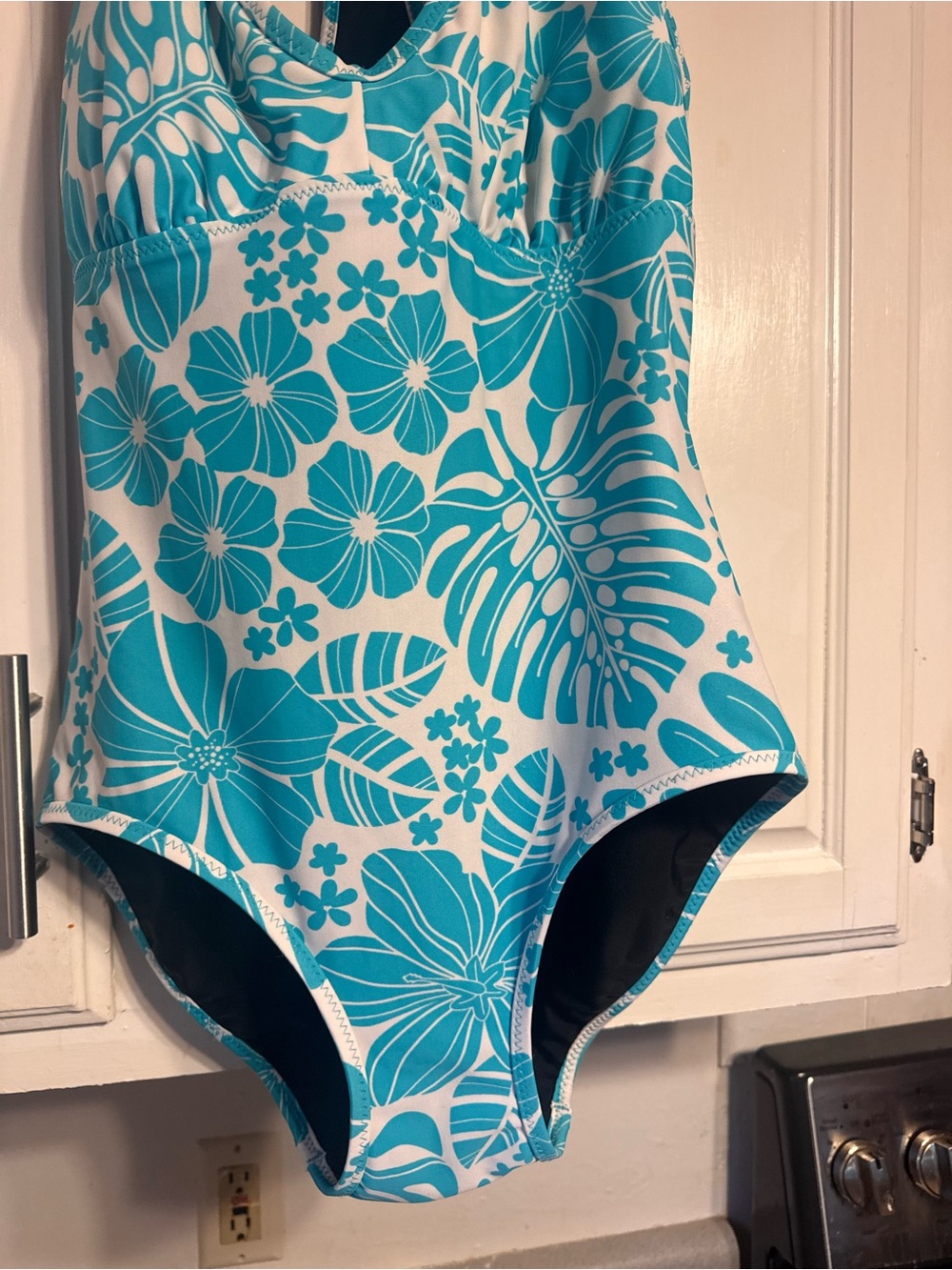 TYR' Blue Floral One-Piece Swimsuit womens - Picture 2 of 4